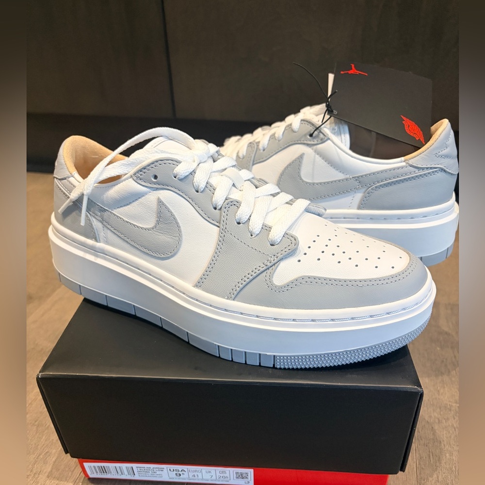 NWB Nike Air Jordan 1 Elevate Low Platform Sneakers - Wolf Grey - Women’s 9.5